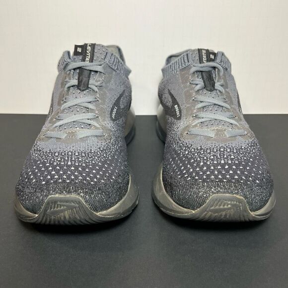 Mens BROOKS Levitate 2 Gray Athletic Shoes / Size 9 - Picture 2 of 9